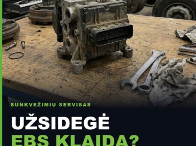 Užsidegė EBS klaida?
