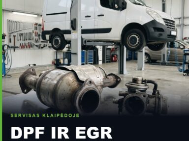Mikroautobusui trūksta galios ar užsidegė DPF klaida?